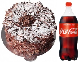 4 ile 6 Ki�ilik Par�a �ikolatal� ya� pasta ve 1 litre cola